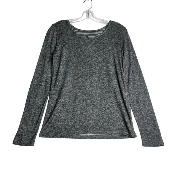 Born Long Sleeve Lightweight Pullover Knit Top Gray Womens Small - Picture 1 of 7